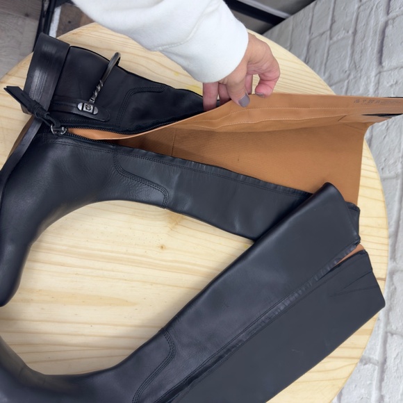 FRANCO SARTO Women's A-Lindy Black High Shaft Boots Sz US 9.5 Minimalist - Picture 9 of 16